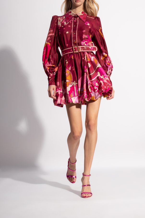 Pink 'Rosalind' sandals with decorative heel Sophia Webster